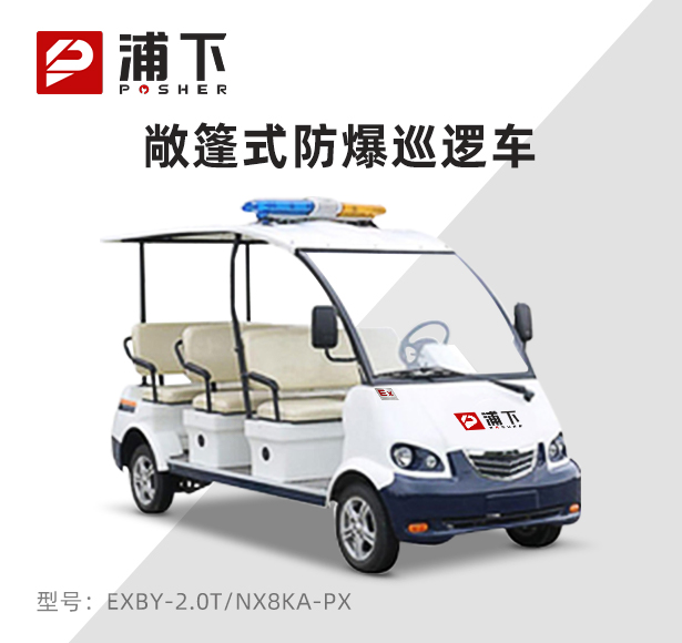 6-8座敞篷防爆巡逻车