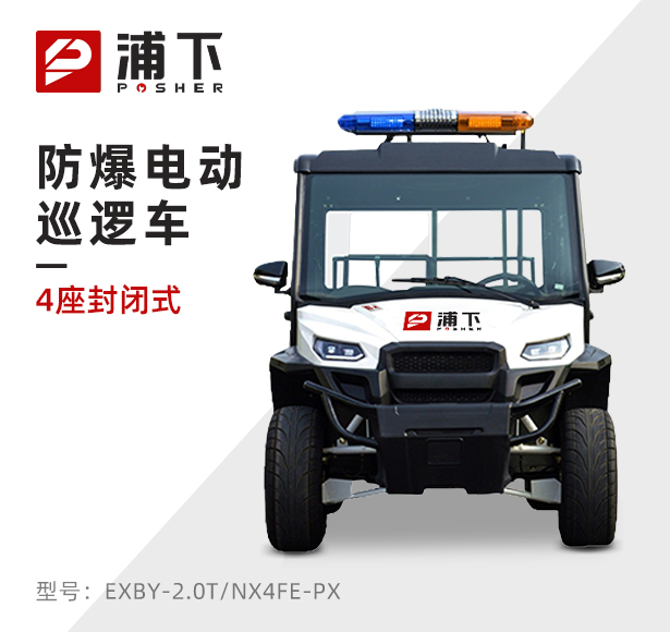 4座封闭式防爆电动巡逻车
