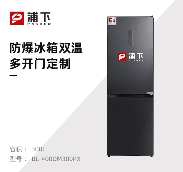 法式多门防爆冰箱300L