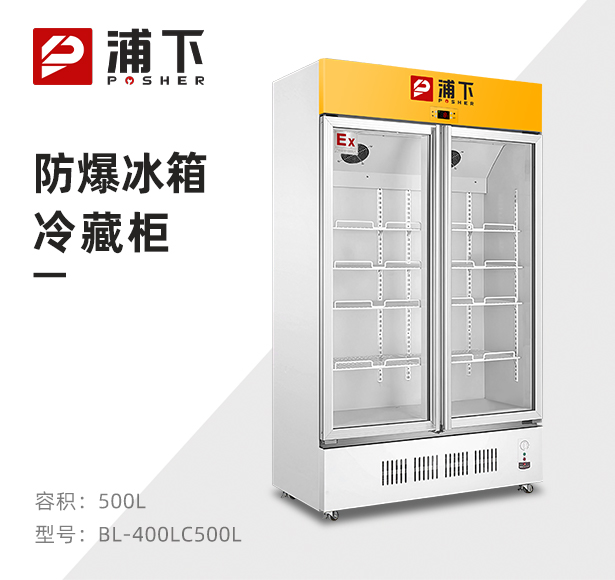 浦下防爆冰柜-立式双门500L