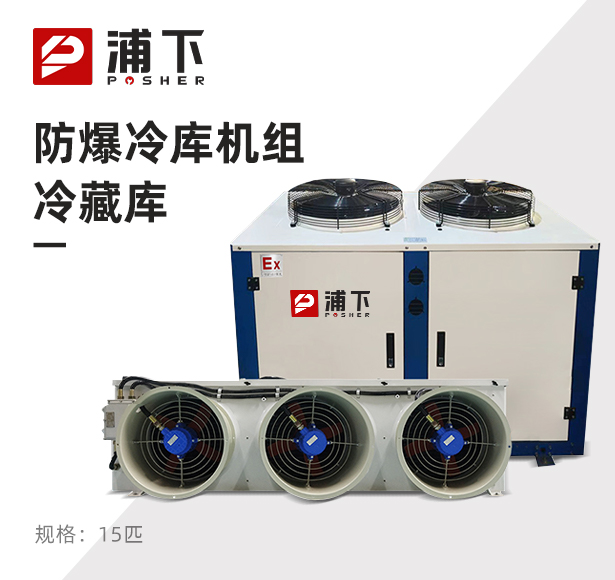防爆冷库机组-冷藏库15匹
