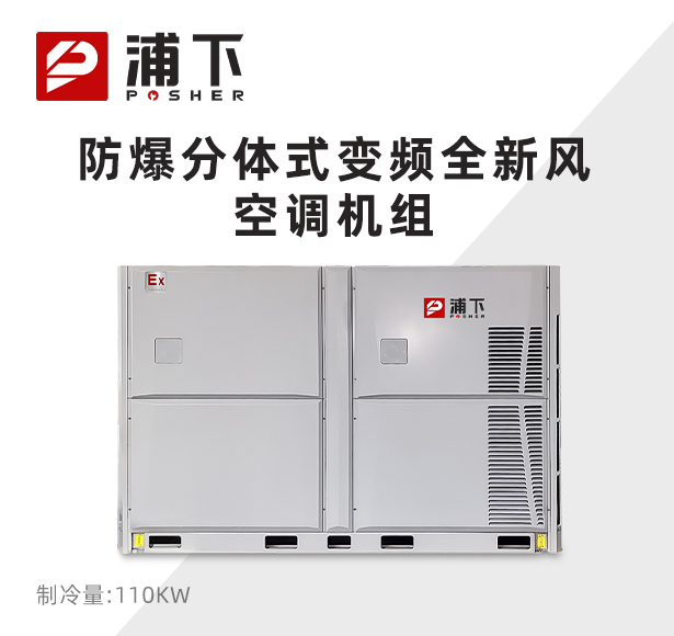 分体式变频全新风浦下防爆空调机组 110KW